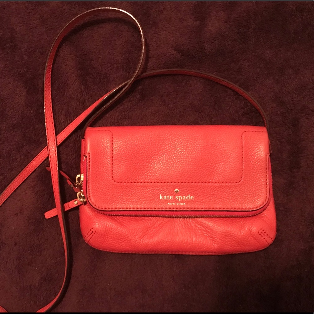 Kate Spade Red Crossbody Purse